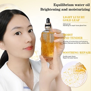 Suero Facial de Oro 24k de Marca Privada 100ml Antienvejecimiento, Control de Acné, Equilibrio de Grasa, Minimizador de Poros, Ácido Salicílico para Piel, Cuello y Garganta - Product Image 5