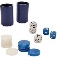 Luxueux Board Game Case Deluxe Backgammon Jeu De backgammon en cuir boîte