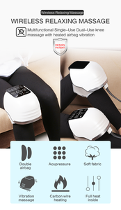 Massaggiatore Elettrico Multifunzione Healthpal per Ginocchia con Vibrazione, Sacche d'Aria e Calore per Alleviare il Dolore da Artrite - Product Image 4