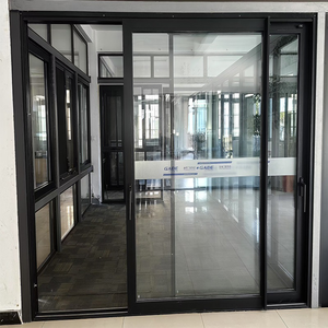 Portes coulissantes à deux rails Astral Ultra 128 Series haute performance en alliage d'aluminium 2,0 mm avec verre isolant pour espaces modernes - Product Image 1