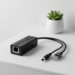 Accessoires POE 48V 24V 1A 10/100 Mbps, alimentation pour caméras IP, plastique ABS, câble RJ45, système de caméra IP, ABS - Product Image 1