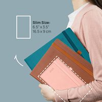 Agenda de poche gaufré écologique 2026, vue hebdomadaire, en cuir, bloc-notes personnalisé format B5, petit planificateur hebdomadaire, carnet intérieur promotionnel