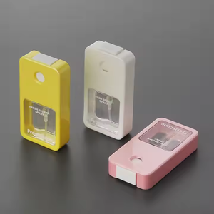 Vacío 10ml plástico Mini bolsillo tarjeta de crédito niebla Perfume Spray botella para desinfectante de manos - Product Image 1