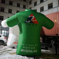 Maillot de cyclisme gonflable coloré, gonflable publicitaire pour festival sportif et affichage en stade