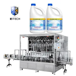 Customized Automatic 100ml 500ml 1000ml Bottle Liquid Bleach Filling Machine