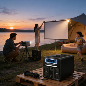 5000W 10598Wh Solar Generator Ternary Lithium Battery Portable Power Station MPPT Pure Sine Wave <b>LED</b> Cigar Lighter Type-C USB - Product Image 6