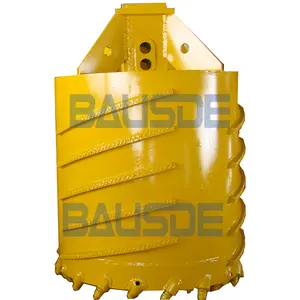 Bored Piling Tools Drill Bucket Core Barrel With Rock Drilling Bits