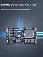Module abaisseur de tension JHEMCU BEC, alimentation CC haute tension 60V 12V/5V 5A à courant élevé pour drones de course FPV