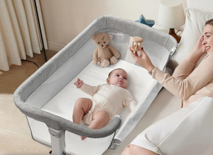 Berceau à bascule automatique pour bébé avec télécommande, balançoire <span class=keywords><strong>électrique</strong></span> pour nourrisson avec auvent et <span class=keywords><strong>moustiquaire</strong></span> pour nouveau-né - Product Image 3