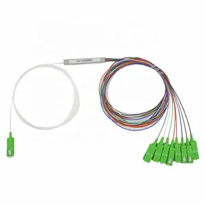 HT Factory Price 1x4 1x8 1x16 Mini Micro Type FTTH Fiber Optic PLC Splitter With UPC Connectors