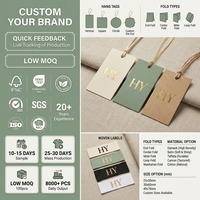Etiquetas Colgantes Personalizadas Premium Negras Ecológicas para Ropa, con Logotipo Grabado, Papel Texturizado Especial, para Prendas de Marca de Lujo