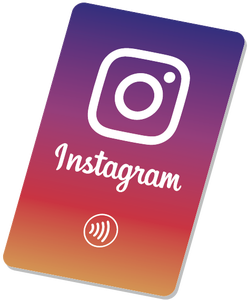 Scheda di revisione Google Nfc con supporto in plastica con codice Social Media programmabile con stampa personalizzata - Product Image 1