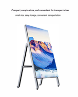 Layar Poster Iklan LED Warna Penuh Dalam Ruangan, Kecerahan Tinggi, Hemat Energi, Signage Digital, Garansi 1 Tahun