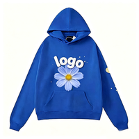 NOUVEAU Hoodie Oversize en Molleton Français 100% Coton avec Imprimé Lettres Strass Streetwear pour Homme – Vente en Gros