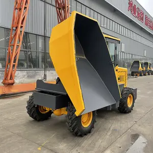 Earth Moving 4 Ton Construction off Road Tipper Truck Dumper Mini Excavator Dump Truck for mini dumper self loading