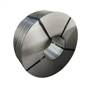 Q235 Q195 Q215 Q345D SGCC gi strip narrow slit earthing galvanized steel band galvanized steel tape/strip