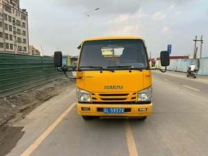 Used ISUZU 4T Diesel Manual <b>Flatbed</b> Towing Wrecker <b>Truck</b> for Vehicle Rescue - Product Image 4