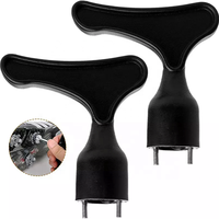 Clé à crampons de golf à deux pointes, outil de démontage de crampons réglable en plastique personnalisé pour accessoires de chaussures de golf
