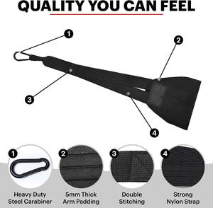 Wellshow treo <span class=keywords><strong>AB</strong></span> Dây đai cho kéo lên thanh cơ bụng xây dựng Rip kháng và đệm cánh tay hỗ trợ cho <span class=keywords><strong>AB</strong></span> tập luyện - Product Image 3