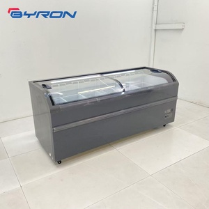 Congelador Horizontal Comercial de Ahorro Energético para Hipermercados, Exhibidor de Pescado Congelado y Almacenamiento de Hielo, con Temperatura Ajustable - Product Image 5