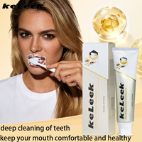 Dentifrice à la menthe Keleek, composé de venin d'abeille biologique, peptide, blanchissant, sans fluor, double action, contrôle du tartre, pour la maison