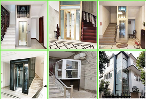 Uso domestico esterno/interno ascensore elettrico passeggeri <span class=keywords><strong>in</strong></span> acciaio inox 300KG capacità di carico <span class=keywords><strong>residenziale</strong></span> a buon mercato ascensore per la <span class=keywords><strong>vendita</strong></span> - Product Image 3