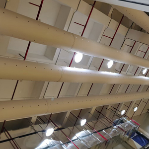 Conduits d'air en tissu de haute qualité et économiques pour les usines, les hôpitaux et les ateliers scolaires, installation rapide, style de conception industrielle - Product Image 4