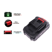 Batterie au lithium universelle 21V 6Ah pour perceuse sans fil, clé à chocs, tronçonneuse avec taux de décharge élevé pour tondeuse à gazon, lave-auto