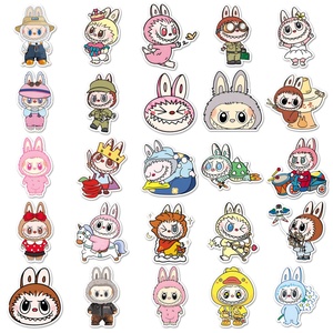 สติกเกอร์กันน้ำ PVC แบบตัดตามสั่ง พิมพ์ UV เคลือบเงา สำหรับงานประดิษฐ์ - Product Image 3