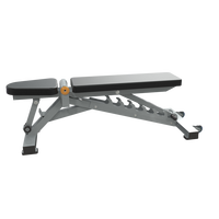 Banc de gymnastique polyvalent et réglable en acier pour la musculation Rangée assise Équipement d'exercice corporel Aviron linéaire à assise latérale