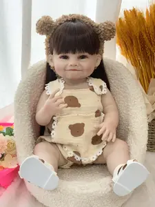 ตุ๊กตาเด็กซิลิโคนเต็มตัว ตุ๊กตารีบอร์น ไวนิล ทารกแรกเกิด แฝด ขายส่ง ราคาถูก ภาพแข็ง เด็กวัยหัดเดิน สีดํา