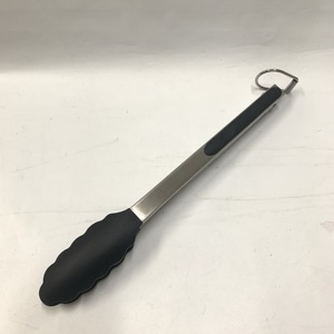 Barbacoa Tong funda de silicona herramientas para barbacoa comida tong herramientas de cocina de acero inoxidable turner - Product Image 3