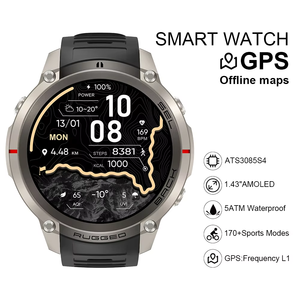 <span class=keywords><strong>Reloj</strong></span> Inteligente <span class=keywords><strong>Deportivo</strong></span> para Exteriores DM59 con Mapas Fuera de Línea <span class=keywords><strong>y</strong></span> Rastreador GPS, Resistente al Agua 5ATM, Cuerpo Metálico de Doble Color, para Natación <span class=keywords><strong>y</strong></span> Ciclismo - Product Image 3