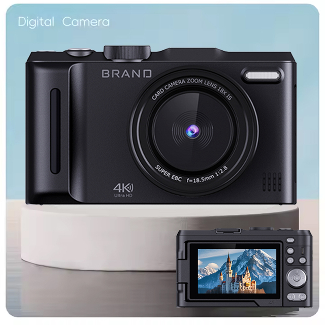 Jarvis DX9 Portable Vlog Camera & Video Camcorder with 17x-30x Optical Zoom Lightweight and Easy to Use SD Card Memory
