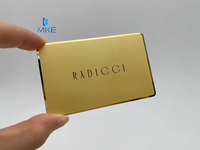 Impression de cartes métalliques en acier inoxydable pur sur mesure