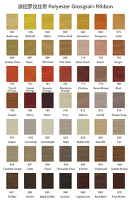 <span class=keywords><strong>Ruban</strong></span> gros-grain durable Boca en vrac, tissu texturé multicolore pour accessoires capillaires et projets de branding - Product Image 6