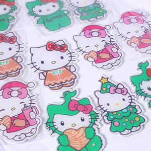 Benutzer definierte Hallo Kitty Wimpern fliesen Acryl Schmetterling Herzform Wimpern verlängerung platte Acryl Wimpern palette Wimpern fliese mit Magnet - Product Image 4