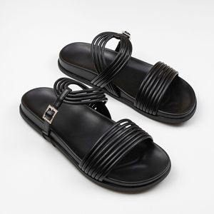 Nuove Ciabatte alla Moda di Grande Taglia con Repellente per Zanzare, Decorazione Rotonda, Suola Spessa, <span class=keywords><strong>Scarpe</strong></span> da Donna Alla Moda per Esterno - Product Image 3