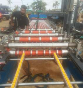 골판지 롤 성형 기계 처마 밑 K 스팬 아치 지붕 프로필 만들기 기계 - Product Image 5