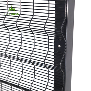 Clôture de sécurité anti-escalade 358 enduite de poudre à prix HT-FENCE bon marché panneaux de treillis soudés hautement durables pour la frontière - Product Image 6