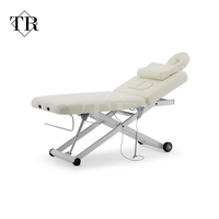 Table de massage électrique Turri - Design moderne pour usage hôtelier, hauteur et dossier réglables, éponge haute densité