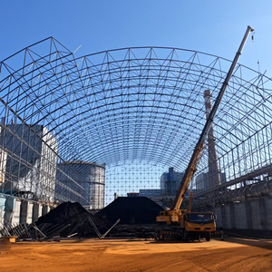 Estructura de Acero Galvanizado Prefabricada de Gran Envergadura con Toldo Metálico Prefabricado para Gasolinera/Taller - Product Image 3