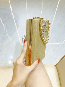 New Cross-border Mobile Phone Crossbody Clutch Bag Single Strap Closure Bow Decoration Polyester Evening Bag Tanjing - Product Image 2