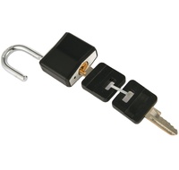 Cadenas rectangulaire robuste de haute qualité et abordable - Serrure de porte sécurisée et étanche avec construction en aluminium