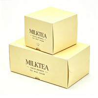 Caja de Embalaje Plegable de Lujo para Pastelería, Cartón Resistente para Pasteles Pequeños, Dulces Caseros, Embalaje para Regalos Navideños
