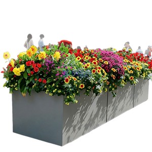 Maceta de Fibra de Vidrio Negra Mate, Moderna y Minimalista, Diseño Cónico Alto para Decoración de Jardín y Hogar Contemporáneo - Product Image 2