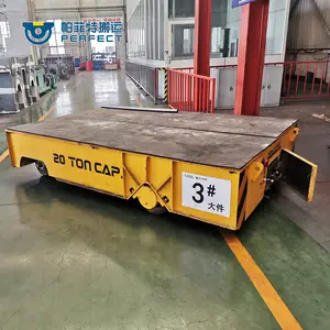 Steel Manufacturer Remote Control 25 Ton Transfer Cart Transport Parts