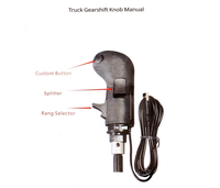 Pommeau de levier de vitesse de simulateur de vitesse haut bas USB pour Logitech G29 G923 G27 G25 Pommeau de levier de vitesse Jeux de camion