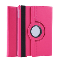 Casing Lipat Tiga Kulit PU 7.9 Inci dengan Rotasi 360 Derajat dan Cangkang Belakang Keras PC, Smart Cover untuk Apple iPad Mini 1 2 3 4 5
