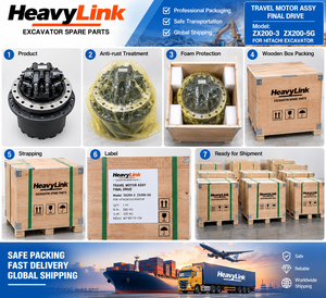 Motor de Traslación Final para Excavadora, Repuesto para Hitachi ZX200-3 ZX200-5G, Componente de Tracción de Oruga - Product Image 5